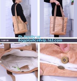 TYvek paper bag,water resistant paper bag, custom Tyvek tote shopping bag, promotional bag tyvek tote bag foldable tote supplier