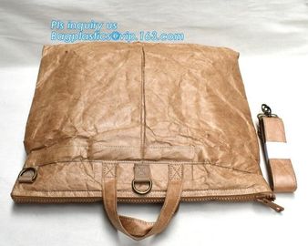 Tyvek paper brown laptop backpack/rucksack, waterproof kids school bag tyvek backpack, drawing tyvek paper backpack supplier