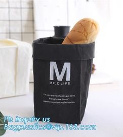 handmade eco-friendly tyvek lunch bag food bread storage bag, Custom logo printed waterproof tyvek dupont paper storage supplier