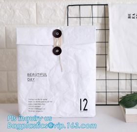 eco friendly white tyvek organized basket, household laundry storage bag, tyvek Paper Bag light weight tear resistant br supplier