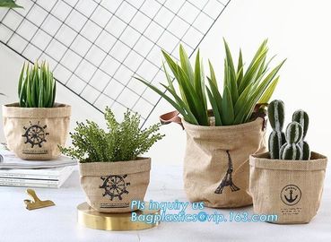 colorful gold TYVEK washable paper garden pots flower pot storage bag,Washable Kraft Paper planter ,kraft paper planter supplier