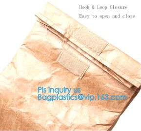 Eco-friendly Tear-resistant Dupont Paper Handbag Durable Tyvek Shopping Waterproof Tote Bag with Zipper bagease package supplier