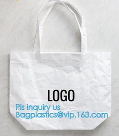 Washable paper shopping bag eco bag, washable paper tote bag brown custom logo design, tote bag washable paper bag, wash supplier