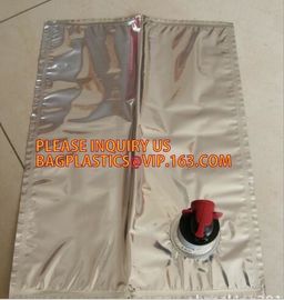 3 liters 10 liters gallon bib bag in box wine dispenser,3L empty bag in box for olive oil,10L/20L Laminated Transparent supplier