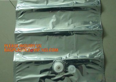 custom aluminium foil plastic packaging bag in box from 1 to 25L in size, for wine, coffee,any beverage BAGPLASTICS PACK supplier