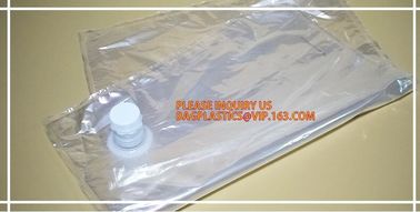 custom aluminium foil plastic packaging bag in box from 1 to 25L in size, for wine, coffee,any beverage BAGPLASTICS PACK supplier