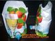 special shaped fresh fruit juice plastic bag / baby drinking packing pouches,printed plastic stand up fresh frozen fruit supplier