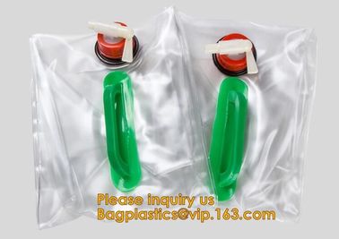 Aluminum Foil Wine Dispenser Packaging Bag milk Spout bib Bag In Box,Bag in box 2L 3L 5L 10L juice/wine/coffee butterfly supplier