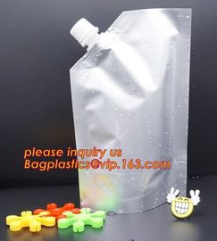 Squeeze refillable plastic packaging spout bag for Chemical industry bag,Chemical Pesticide Plastic Foldable Spray Bottl supplier