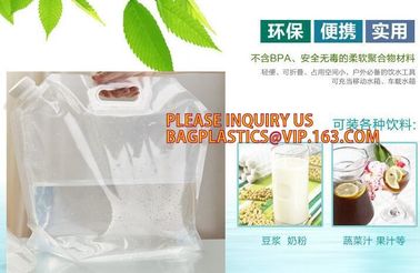 Squeeze refillable plastic packaging spout bag for Chemical industry bag,Chemical Pesticide Plastic Foldable Spray Bottl supplier