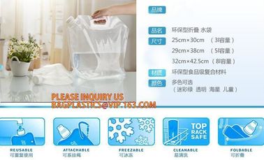 Squeeze refillable plastic packaging spout bag for Chemical industry bag,Chemical Pesticide Plastic Foldable Spray Bottl supplier