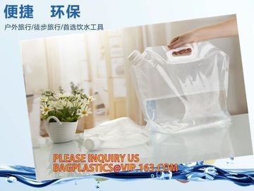 Squeeze refillable plastic packaging spout bag for Chemical industry bag,Chemical Pesticide Plastic Foldable Spray Bottl supplier