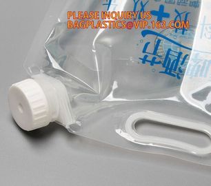 Plastic Cosmetic Spout Pouch For Facial Mask Reusable Hair Dye Chemical Packaging Spout Bag,Multi-purpose Liquid Chemica supplier