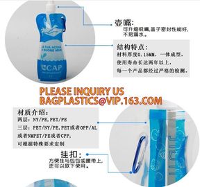 1l 2l 3l 4l 5l 10l Bpa Free High Barrier 4l 5l Emergency Pouch With Big Cap Handle Spout Plastic Drinking Water Bag supplier