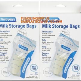 Custom Design Breast Milk Cooler Bag Liquid Safe Food Storage Bags,Customized disposable plastic baby breast milk refrig supplier