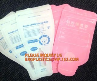 Custom printed clear cheap food packaging baby food spout pouch easy breast milk bag breast milk storage bag supplier