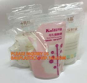 Custom printed clear cheap food packaging baby food spout pouch easy breast milk bag breast milk storage bag supplier