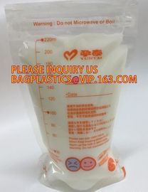 Custom printed clear cheap food packaging baby food spout pouch easy breast milk bag breast milk storage bag supplier