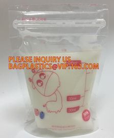 Custom printed clear cheap food packaging baby food spout pouch easy breast milk bag breast milk storage bag supplier