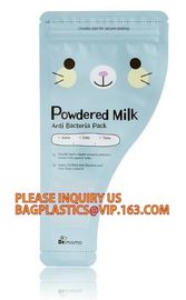 wholesale food pouch zipper bpa free plastic standing up breast baby milk storage bags,200ml double zipper breast milk b supplier