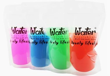 biodegradable eco-friendly FDA clear juice sealed drink pouches translucent reclosable hand held zipper plastic drinking supplier