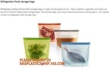 1500ML Silicone Fresh Sealing Leakproof Food Storage Bag Multipurpose Fresh Silicone Liquid Bag,Reusable Vacuum Food Bag supplier