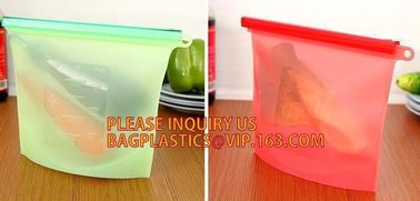 Reusable Vacuum Food Bag Silicone Food Storage Bag Fruits Vegetables Meat Preservation kits,Reusable Refrigerator Silico supplier