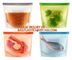 Reusable Storage Bags Silicone Food Preservation Bag, Eco Friendly and BPA Free, Airtight Seal Food Storage Fit Versatil supplier