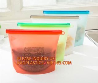 Silicone Food Storage Bag, Reusable Silicone Food Bag For Microwave,Reusable Silicone Food Storage Bag For Food Storage supplier