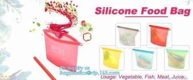 Silicone Food Storage Bag, Reusable Silicone Food Bag For Microwave,Reusable Silicone Food Storage Bag For Food Storage supplier