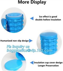 custom ice bucket silicone ice cube maker genie silicone,barware factory sells inflatable wine beer champagne silicone i supplier