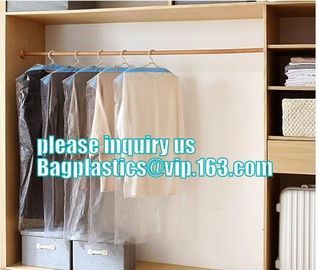 Clear Plastic Dry cleaning poly garment bags for packing clothes storage on roll,Plastic garment bags for suit BAGEASE supplier