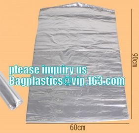 Clear Plastic Dry cleaning poly garment bags for packing clothes storage on roll,Plastic garment bags for suit BAGEASE supplier