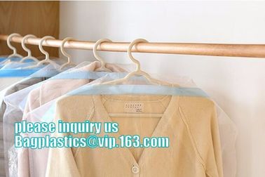 Clear Plastic Dry cleaning poly garment bags for packing clothes storage on roll,Plastic garment bags for suit BAGEASE supplier