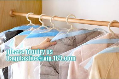 Clear Plastic Dry cleaning poly garment bags for packing clothes storage on roll,Plastic garment bags for suit BAGEASE supplier