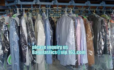 Laundry & Dry Cleaning Bags,Customized LDPE printed plastic dry cleaning perforated bag on roll,garment bags for dresses supplier