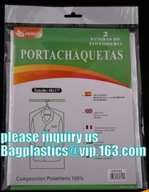 commercial clear pe ldpe poly hotel laundry roll up suit garment packaging dry cleaning cover plastic polythene bag for supplier