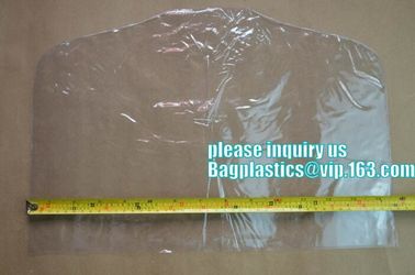 fashion disposable clear ldpe poly laundry suit garment packaging dry cleaning cover plastic bag for clothes on roll supplier