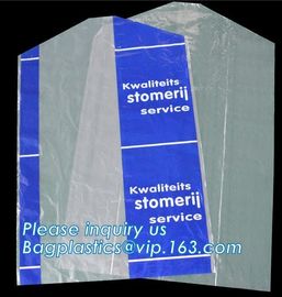 Disposable Thin Garment Protection Dry Cleaning Bags 100cm long,reusable dry cleaning cheer satin washable garment stora supplier