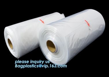 pack dry cleaning bags roll,wholesale clear plastic dry cleaning dust cover HDPE garment bags for packaging clothes stor supplier