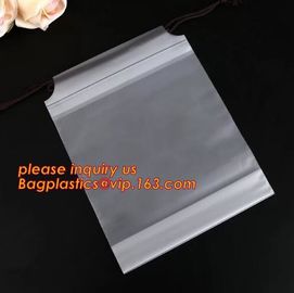 Biodegradable Dry Cleaning Shop Disposable Plastic Laundry Bag Poly Drawstring Bags,Poly Plastic Drawstring Hotel Laundr supplier