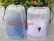 Biodegradable Cotton string LDPE plastic laundry bag custom poly bag drawstring bag,Customized Logo Printed Poly Drawstr supplier