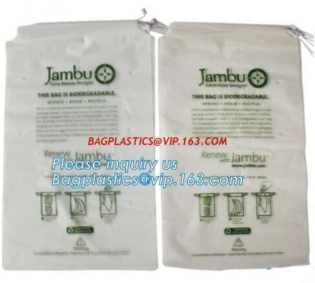 Biodegradable Size 12x16 inch cotton drawstring poly plastic hotel laundry bag,draw string pe bag logo printed poly pouc supplier