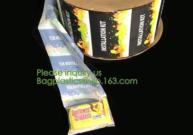 Custom print poly auto pre opened bag for pet food packing for dental chew/candy poly preopened auto bags, bagease plas supplier