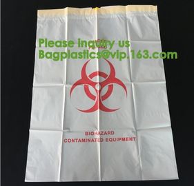 Biodegradable Biohazard Bags Medical Specimen BagsBiohazard Bags (Biological Hazard) Plastic Bags Bio Hazard Bags, High supplier