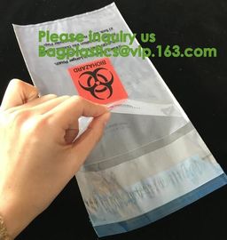 Bio-Medical Hazardous waste,Bio-hazard Specimen Bag 6″ X 9″ Printed English Medical Mart,Biological Waste Management and supplier