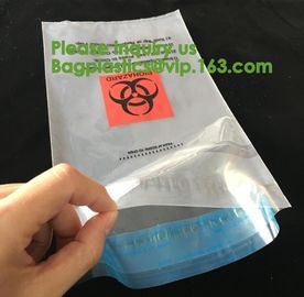 Bio-Medical Hazardous waste,Bio-hazard Specimen Bag 6″ X 9″ Printed English Medical Mart,Biological Waste Management and supplier