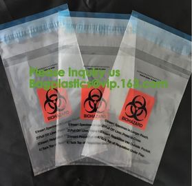 Bio-Medical Hazardous waste,Bio-hazard Specimen Bag 6″ X 9″ Printed English Medical Mart,Biological Waste Management and supplier