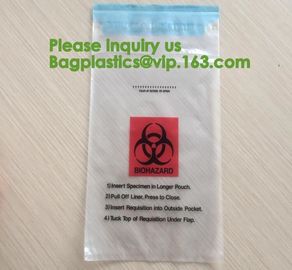 Bio-Medical Hazardous waste,Bio-hazard Specimen Bag 6″ X 9″ Printed English Medical Mart,Biological Waste Management and supplier