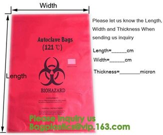 Aerohazard Biological Hazard Bag 240x160mm,Red Medical Waste Disposal Bags | US Bio-Clean,Biohazard Bags - Biohazard Dis supplier